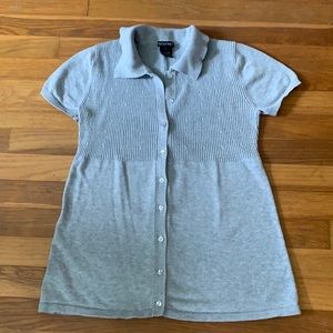 Escapade top with ribbed detail